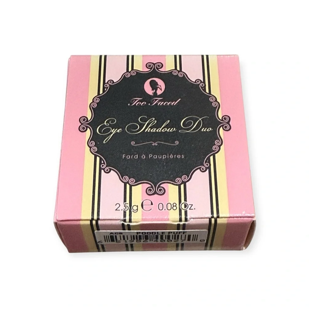 Deadstock: new Too Faced 𖦹 OG Original Eye Shadow Duo 𖦹 Poodle Puff 𖦹 in box